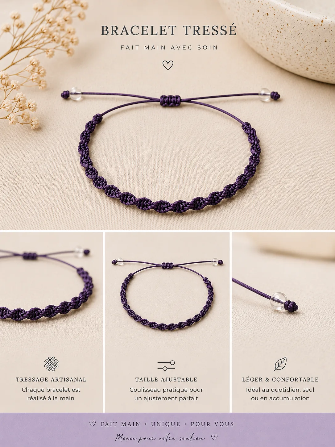Bracelet Violet