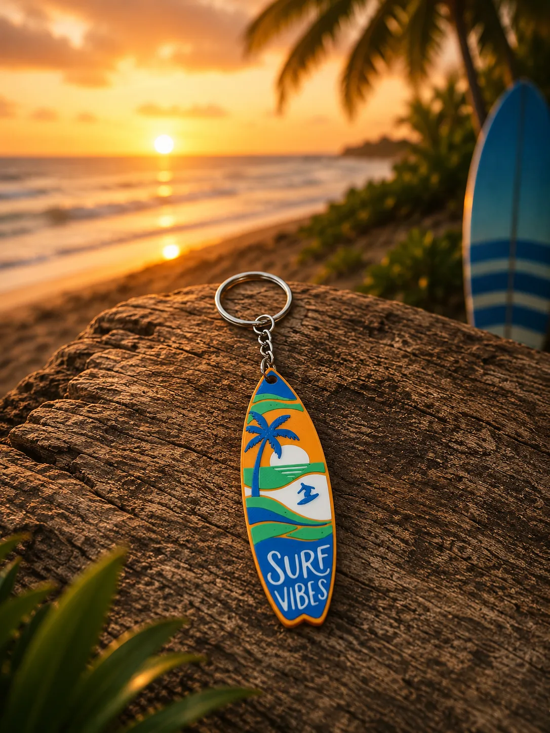 Planche de surf orange