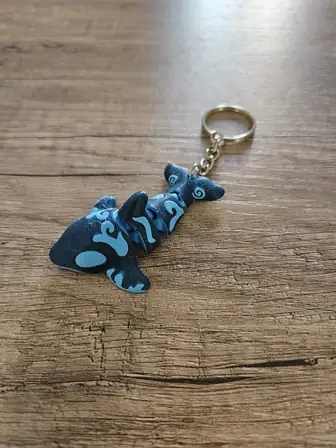 Porte-clés orque tribale – vue 2
