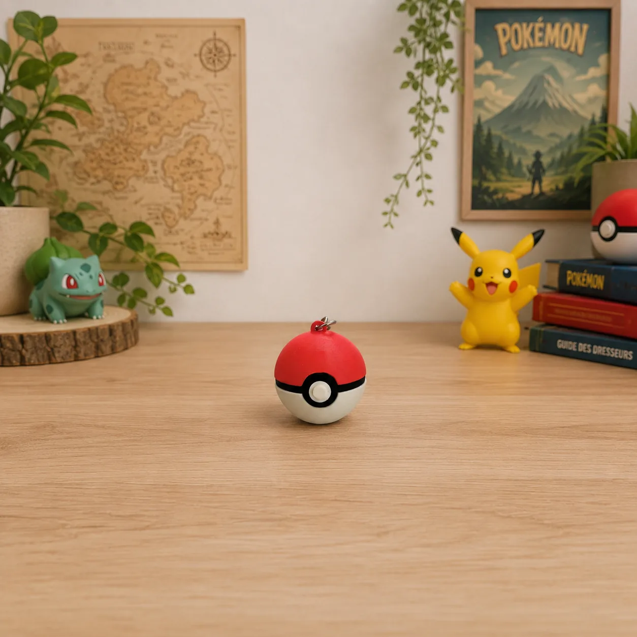 Porte clef pokéball