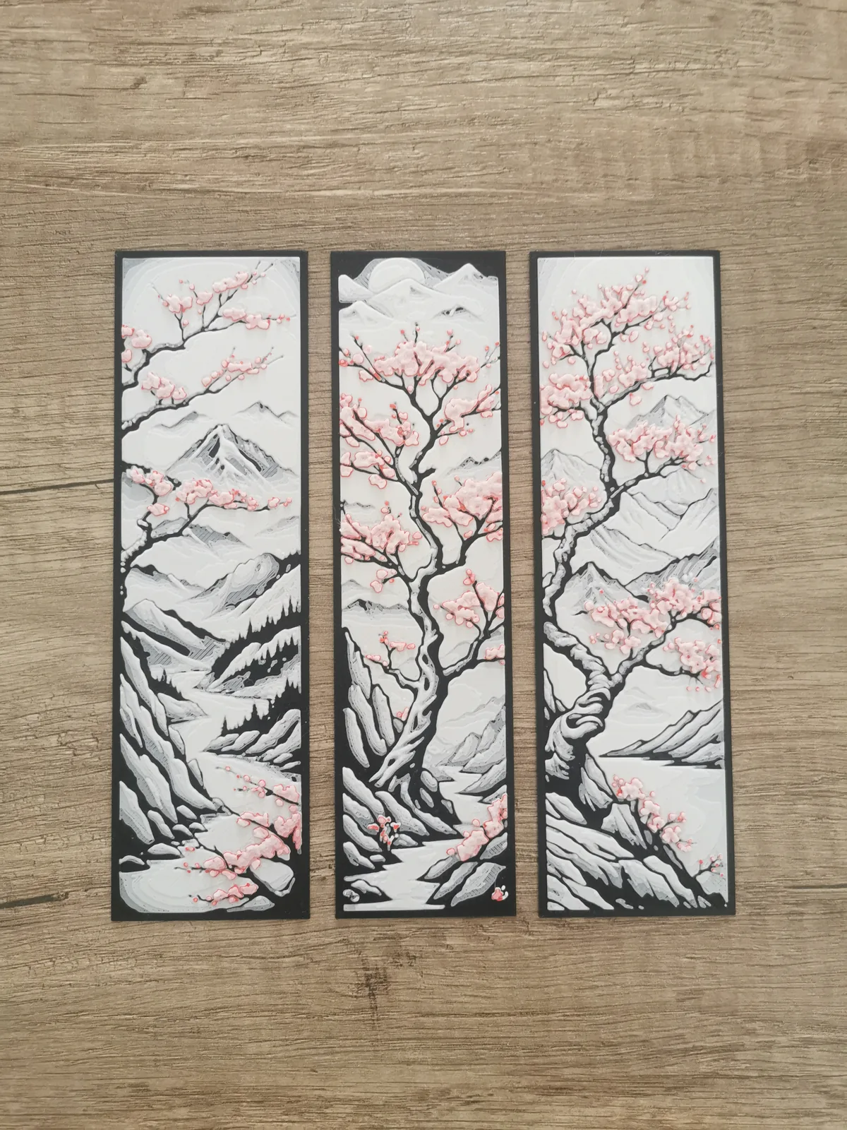 Marque-pages nature du japon (lot de 3) – vue 2