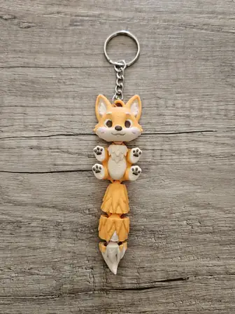 Fox keychain – view 2