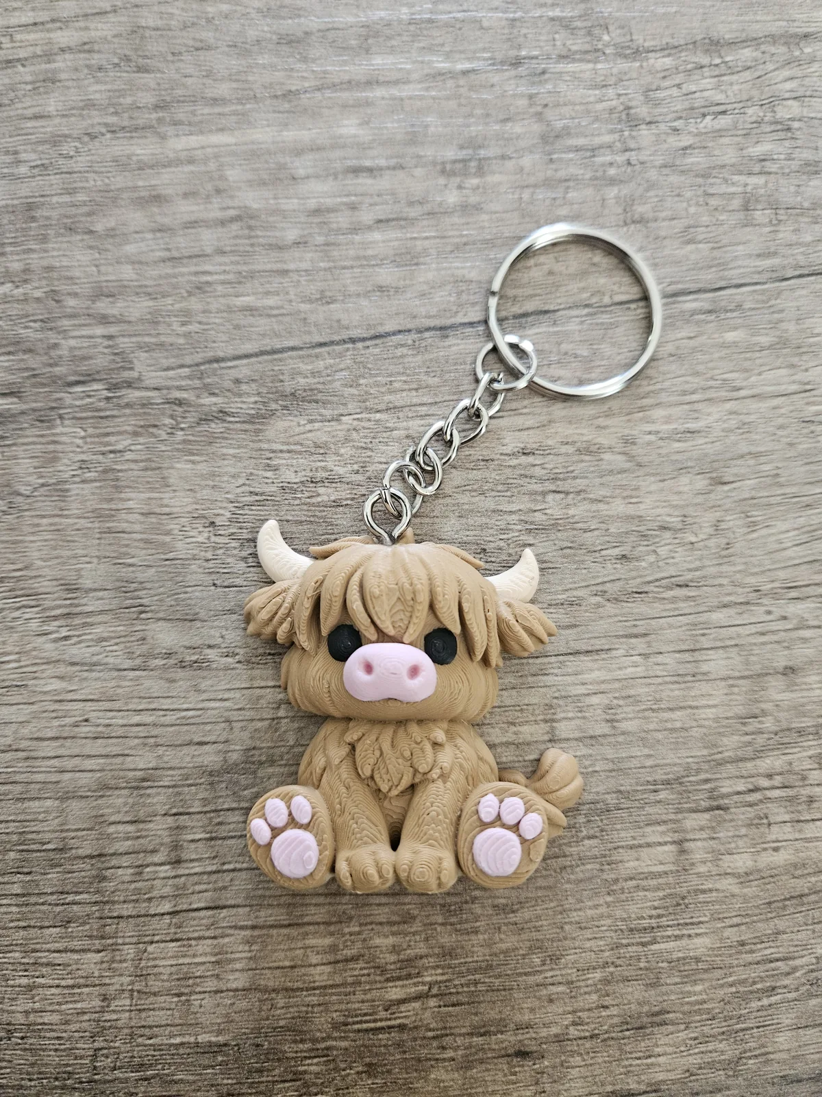 Porte clef vache des highlands – vue 3