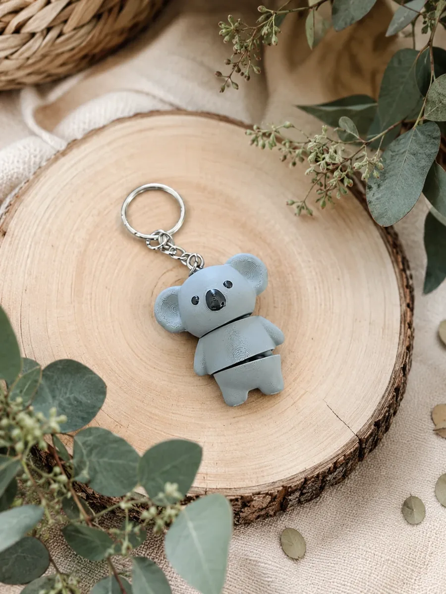 Koala keychain – handcrafted 3D prints creation