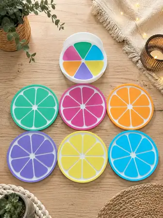 Set sous verre Agrumes – vue 2