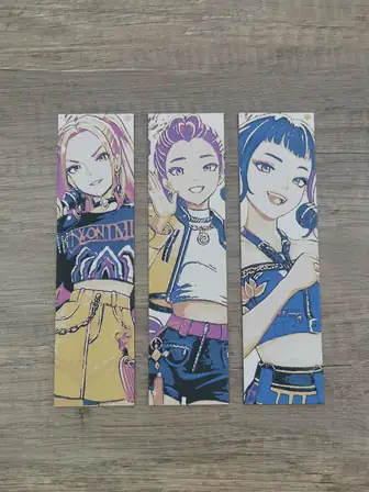 Marque pages K-Pop demon hunter (lot de 3) – vue 2