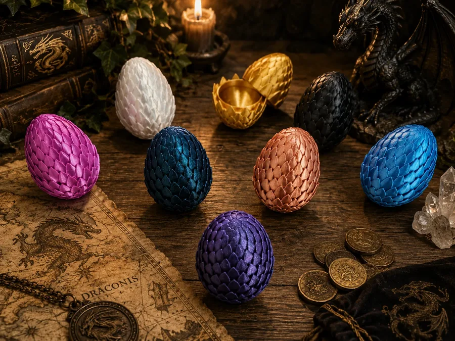 Boîte oeuf de dragon – création artisanale Impression 3D