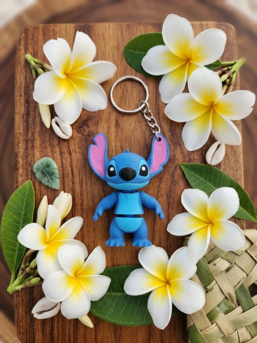 Porte-clés Stitch – création artisanale Impression 3D