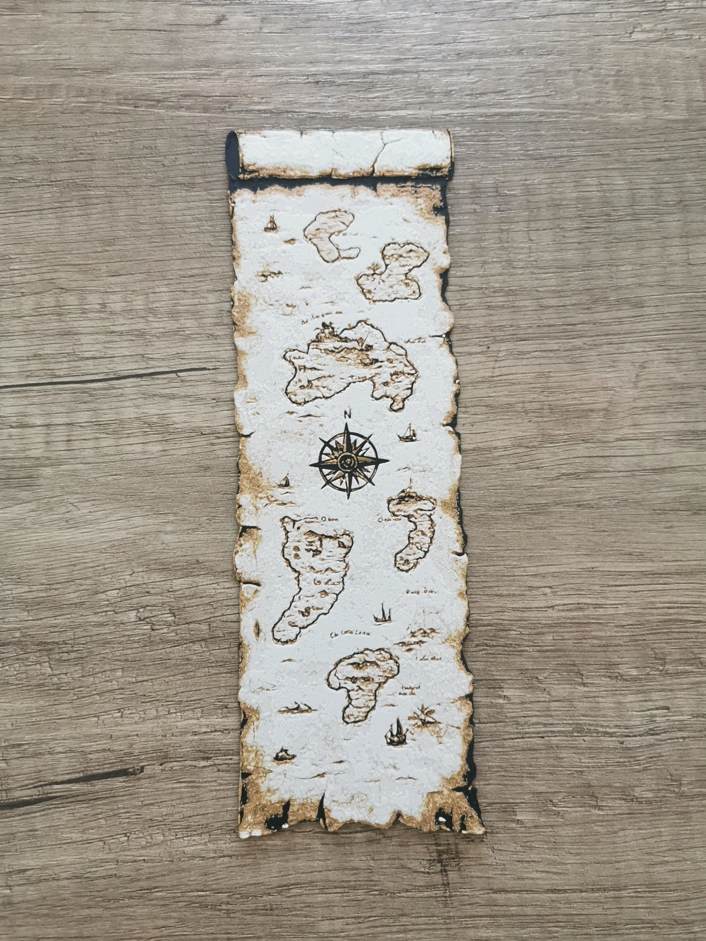 Treasure map bookmark – view 2
